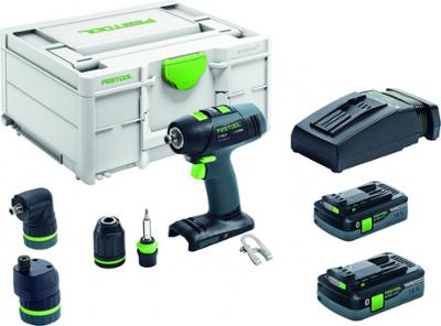 Perceuse visseuse sans fil compacte C18HPC avec batterie 4,0 Ah