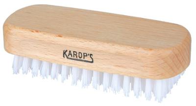 Brosse à ongles droite 1 face en plastique pour l'hygiène et le nettoyage des mains.