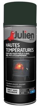 Aérosol de peinture haute température 600° gris fonte mat, 400 ml