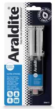 Colle époxy standard en seringue de 24 ml bi-composant pour l'assemblage multi-matériaux