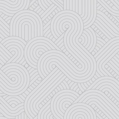 M61629 Papier Peint Expansé sur Intissé Géo Spirale Gris Perle