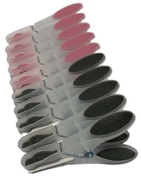 Pinces à linge Soft Bi Matière lot de 10, couleurs assorties, qui ne marquent pas le linge