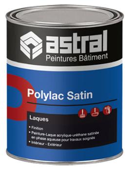 Laque d'intérieur Polylac Satin, finition satinée pour murs et boiseries