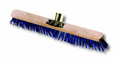Balai de Cantonnier 60 cm avec brosse à poils résistants pour le balayage extérieur.