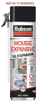 Mousse Multi-Usages 15L d'Expansion 500ml BOX de 72