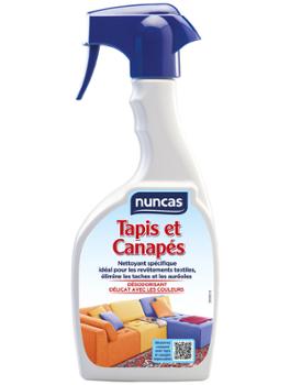 Nettoyant Tapis & Canapés 500 ml en spray pour éliminer les taches incrustées et rafraîchir les tissus