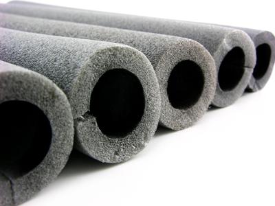 Manchon d'isolation thermique en polyéthylène gris, diamètre 9 mm, longueur 1 mètre, pour tuyauterie