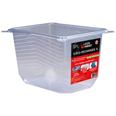 5 recharges jetables Pull Liner 7L pour seau ou bac à peinture