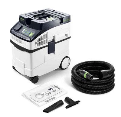 Aspirateur professionnel CLEANTEC CT 25 E robuste pour travaux de chantier