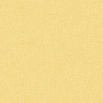 Papier peint vinyle sur intissé uni orange effet lin