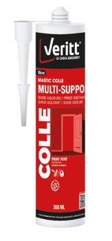 Mastic Colle Fixation Multi Support Blanc 280 ml, prêt à l'emploi sans pistolet