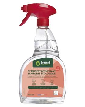 Bouteille de détergent détartrant sanitaires écologique 750 ml pour WC