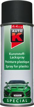 Peinture spéciale plastique gris anthracite en aérosol 400 ml haute adhérence pour automobile