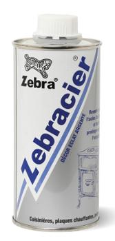 Liquide d'entretien Zebracier 200 ml pour le nettoyage et l'éclat des métaux
