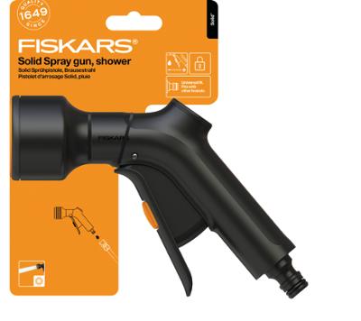 Pistolet d'arrosage Solid avec 3 jets réglables et gâchette ergonomique à l'avant pour jardinage