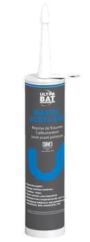 Mastic acrylique Acryl Bat blanc 300 ml en cartouche