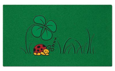 Lot de 12 tapis décoratifs Zerbino Garden 40x70 cm avec motif végétal pour l'entrée.