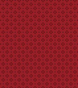 Tapis de passage rouge simple motif carré, dimensions 0.66 x 15 mètres, idéal pour les couloirs et grands espaces.