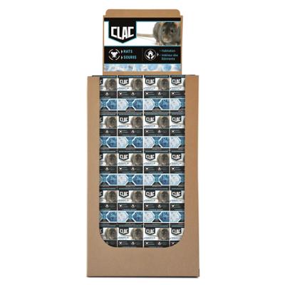 Lot de 120 boîtes de raticide pâtes huilées 150g pour rats et souris, efficace contre les espèces résistantes