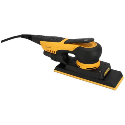 Ponceuse professionnelle électroportative DEOS II avec plateau de ponçage rectangulaire 70x198mm, référence 383CV.