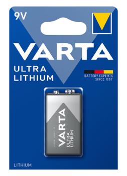 Pile Ultra Lithium 9V longue durée