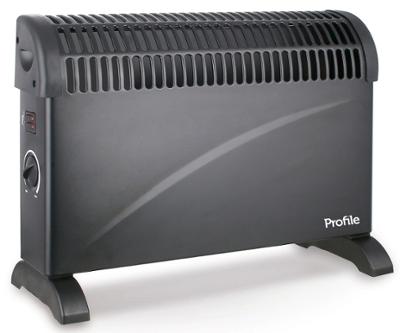  Convecteur Sirocco Noir 2000W