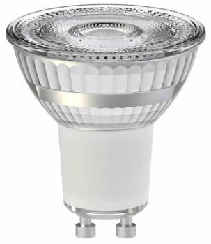 Ampoule LED GU10 transparente spot réflecteur 2.6W 230 lm blanc chaud