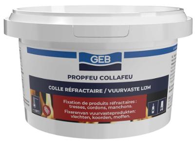 Colle réfractaire Collafeu 300 g pour assemblage et réparation haute température