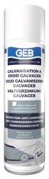 Aérosol de peinture Galvageb Brillant anti rouille et galvanisation 500 ml pour métaux