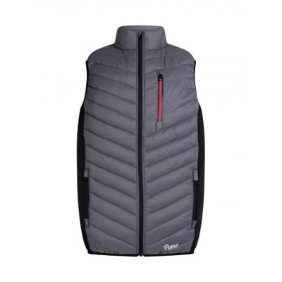Gilet de travail matelassé Jack gris et noir pour isolation thermique