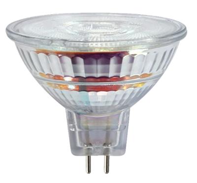 Ampoule LED Spot GU5.3 transparente 4.4W 345 lm blanc chaud