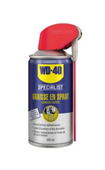 Bombe de graisse WD-40 Specialist pour lubrifier et protéger les mécanismes.