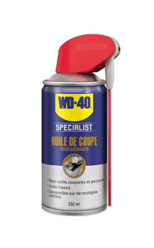 Huile de coupe WD-40 Specialist 250 ml en aérosol pour usinage et perçage des métaux