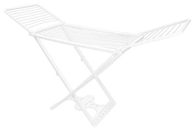 Séchoir à linge pliable MISTRAL blanc en plastique recyclé, 20 mètres d'étendage