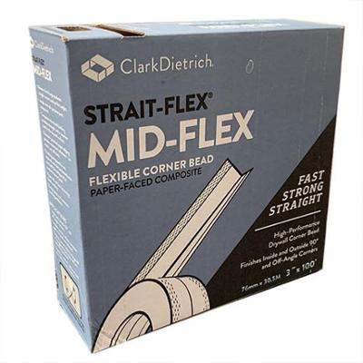 Bande à joint armée MID-FLEX 300 de 76 mm x 30.5 m pour renforcer les joints de plaques de plâtre et prévenir les fissures.