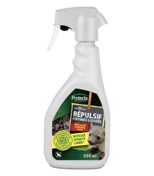 Répulsif Fouines et Martres 500 ml TP19 en flacon spray pour jardin