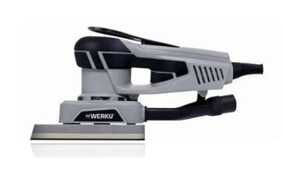 Ponceuse triangulaire rotorbitale professionnelle 350W 100 x 150 mm avec aspiration des poussières