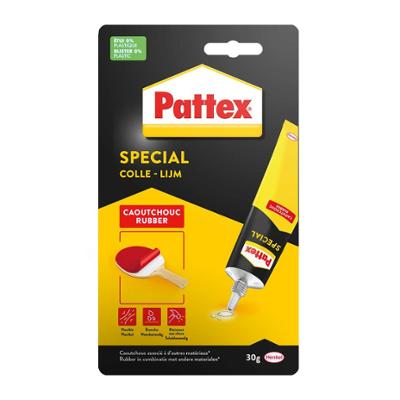 Colle transparente pour caoutchouc et plastiques, 30g, spécialisée pour l'assemblage et la réparation.