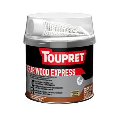 Mastic Réparation Bois Répar'Wood Express, pâte à rénover à séchage rapide couleur bois naturel, pour fissures et trous.