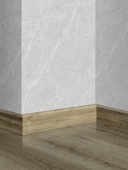 Plinthe PVC Smartfloor imitation chêne solide marron clair