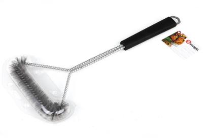 Brosse en T pour barbecue de 41 cm avec poils résistants pour le nettoyage des grilles.