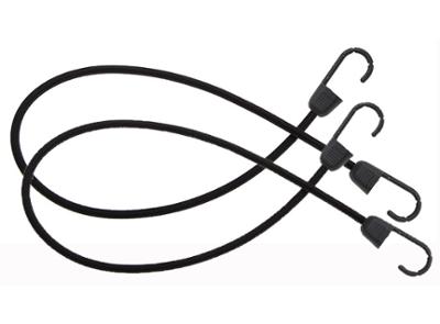 Lot de 2 sandows Power Grip 100 cm Ø8 mm avec crochets métalliques, pour arrimage et fixation