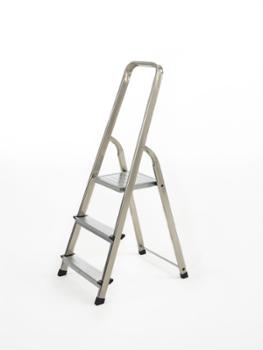 Escabeau aluminium 3 marches pliable et léger