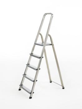 Escabeau Aluminium 5 Marches, pliable et léger