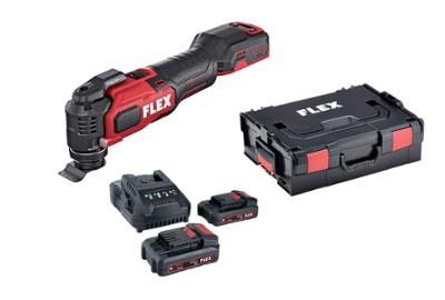 Outil multifonction électroportatif sans fil MT 18.0 EC avec moteur sans balai, Power Set 22 Q et mallette L-BOXX de transport.