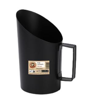 Pelle à granulés en acier noir robuste