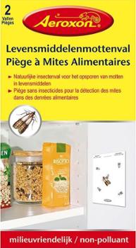 lot de 2 pièges collants à mites alimentaires pour une protection efficace et non-toxique de la cuisine.