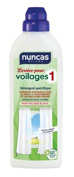 Lessive pour voilages blancs flacon 750 ml spéciale textiles délicats