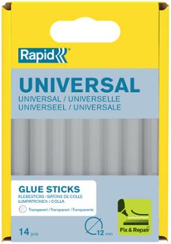 Bâtons de Colle Transparente Ø12 mm x 94 mm Boite de 14