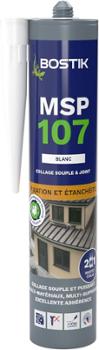 Mastic d'étanchéité MSP 107 blanc 290 ml en cartouche